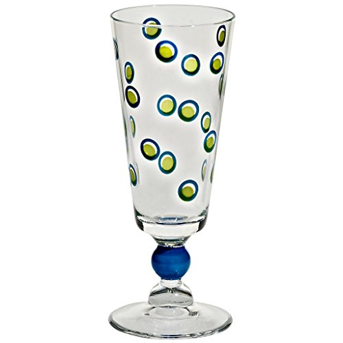 CRISTALICA Sektglas Sektkelch Champagnerglas Nadia mit Motiv 230 ml H 17 cm Moderner Zeitloser Style von CRISTALICA