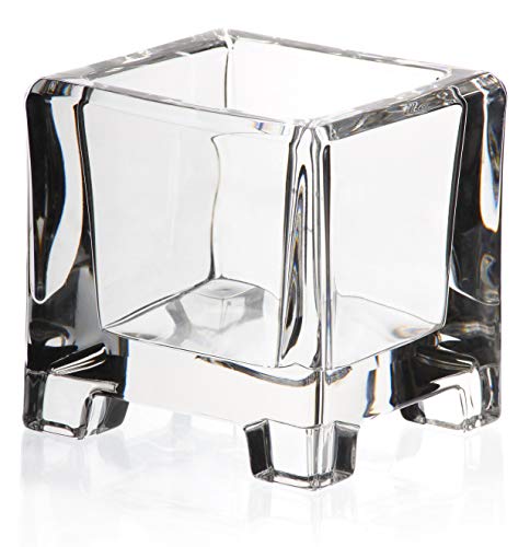 CRISTALICA Teelichthalter Votivkerzenhalter Würfel Kristall-Glas 8cm CRISTALICA Teelichthalter Votivkerzenhalter Würfel Kristall-Glas 8cm von CRISTALICA