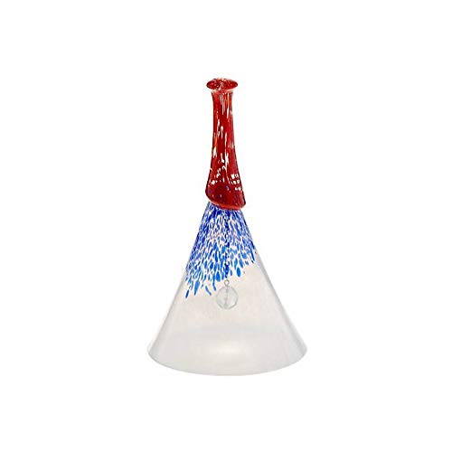 CRISTALICA Tischglocke Bell Tischdekoration Steinlook Orient 16,5cm Glas bunt von CRISTALICA