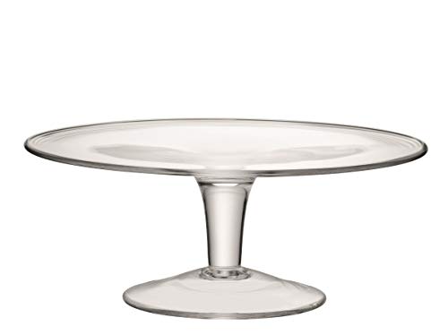 CRISTALICA Tortenplatte Servierplatte Glas Tortenteller Rund Hoch 31cm von CRISTALICA