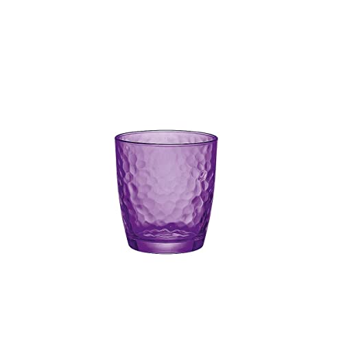 CRISTALICA Trinkbecher Palatina 300ml Becher Saftglas lila Kristallglas 1 Stück von CRISTALICA