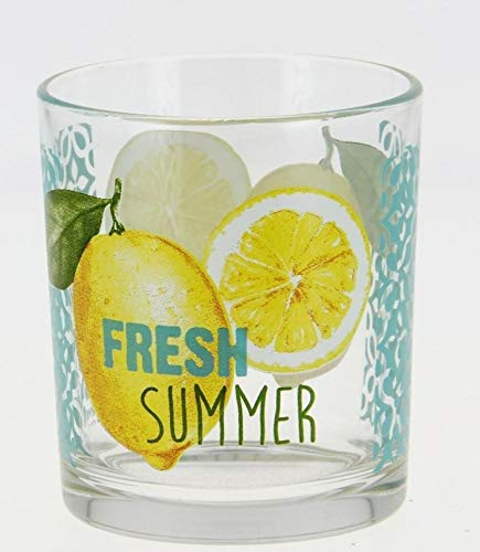 CRISTALICA Trinkgläser Trinkbecher 3er Set Motiv Zitrone 250 ml CRISTALICA Trinkgläser Trinkbecher 3er Set Motiv Zitrone 250 ml von CRISTALICA