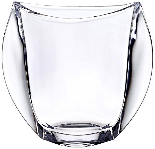 CRISTALICA Vase Blumenvase Spirit H 18 cm Hochwertiges Glas Moderner Zeitloser Style Tischvase Tischdeko Hochzeitdeko von CRISTALICA