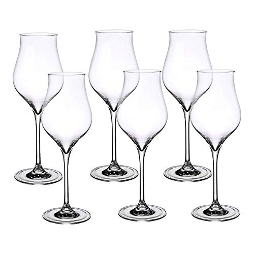 CRISTALICA Weinglas 6er-Set Flame Rotweinglas Weinkelch Amore 400ml von CRISTALICA