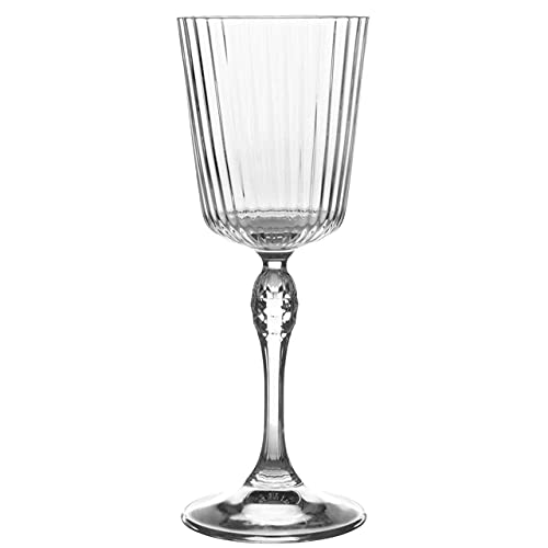 CRISTALICA Weinglas Americas ´20s 250ml Kelchglas Retro Vintage Kristallglas von CRISTALICA