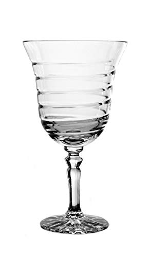 CRISTALICA Weinglas Weinkelch geschliffen Kristallglas Klar 300 ml von CRISTALICA