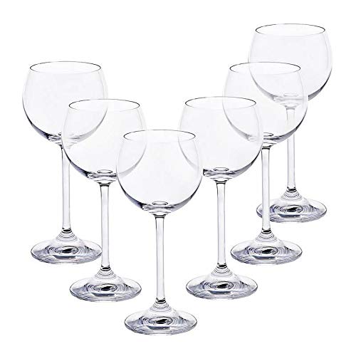 CRISTALICA Weißweinglas 6er-Set Condor 180ml Kelchglas Wasserglas Bleikristall klar von CRISTALICA