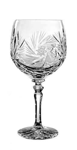 CRISTALICA Weißweinglas Schleuderstern 300 ml Weinkelch Römer Bleikristallglas von CRISTALICA
