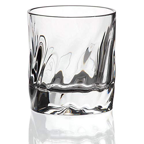 CRISTALICA Whiskybecher Brandy Wasserglas Katarina Silver 300ml Transparent Bleikrista von CRISTALICA
