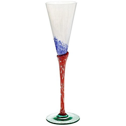 Cocktailglas Longdrinks Sektglas Eisbecher Steinlook Orient 250 ml Glas bunt von CRISTALICA