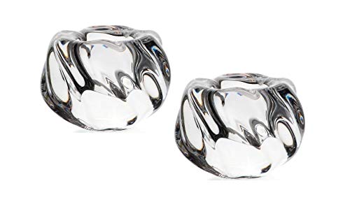 CRISTALICA Kerzenhalter 2er-Set Katarina Silver Votiv Teelichthalter Glas Bleikristall 7cm CRISTALICA Kerzenhalter 2er-Set Katarina Silver Votiv Teelichthalter Glas Bleikristall 7cm von CRISTALICA