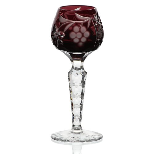 Likörglas Likörkelch Römer Schnapsglas Larghetto Amethyst Kristall von CRISTALICA