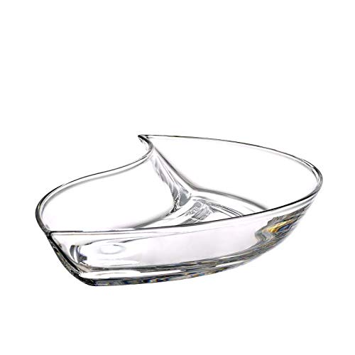 CRISTALICA Schale Servierschale Kabarett Buffet Brunch Glas Kristallklar 28cm von CRISTALICA