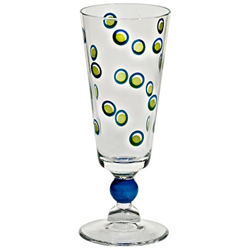 Sektglas Sektkelch Champagnerglas Nadia mit Motiv 230 ml H 17 cm Moderner Zeitloser Style von CRISTALICA