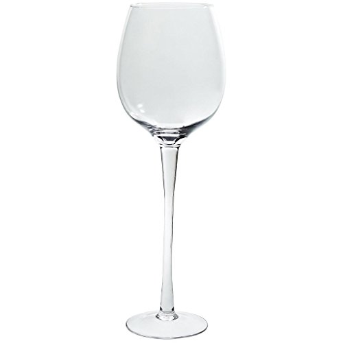 Windlicht Demi Weinglas XXL Famous 74cm Kerzenhalter Dekogefäß Klarglas Geschenk von CRISTALICA