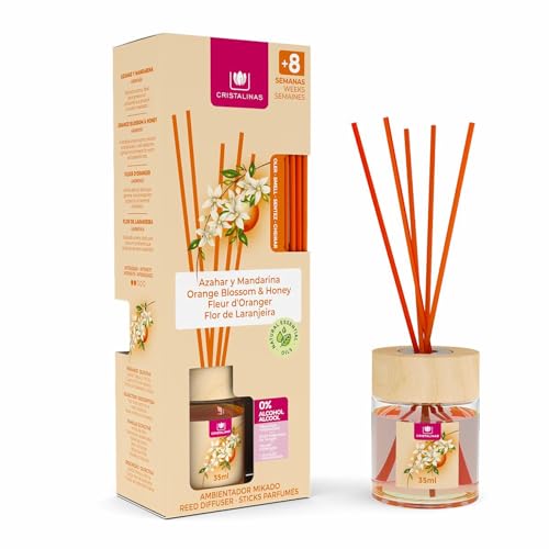 hugworld International Distribution 10010800 - Hog Lufterfrischer Orangenblüte 45 ml Mikado Cristali von CRISTALINAS