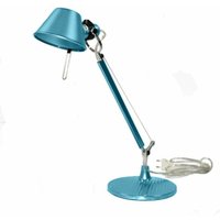 Cristalrecord - Blaue gelenkige Schreibtischlampe von CRISTALRECORD