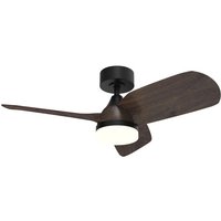 Byan Schwarz+Holz LED-Lüfter 18W 2000Lm cct Dim Byan Schwarz+Holz LED-Lüfter 18W 2000Lm cct Dim von CRISTALRECORD