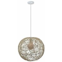 Coron 1xE27 Rattan-Pendelleuchte 40cm von CRISTALRECORD