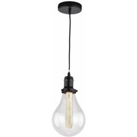 Cristalrecord - Deckenleuchte bulb vintage mattschwarz cr 99-717-27-180 von CRISTALRECORD