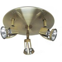 Cristalrecord - Deckenleuchte Leder 3 Scheinwerfer Arco 001-2000-3-056 von CRISTALRECORD