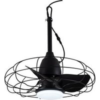Cristalrecord - Freshfan Schwarzer LED-Ventilator IP65 20W 2000Lm cct Dim Cristalrecord - Freshfan Schwarzer LED-Ventilator IP65 20W 2000Lm cct Dim von CRISTALRECORD