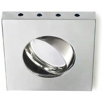 Cristalrecord - Horus quadratisch kippbar 0,5 w led Einbau Ring Chrom cr 00-640-01-100 von CRISTALRECORD