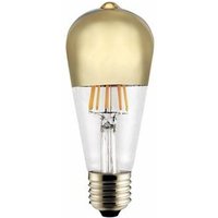 Cristalrecord - LED-Glühbirne E27 ST64 Halbspiegel Gold 6W von CRISTALRECORD