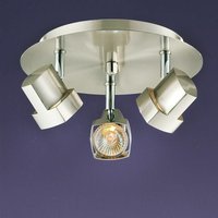 Deckenleuchte 3 Scheinwerfer MOKA NICKEL SATIN CRYSTAL RECORD 001-2150-3-053 Deckenleuchte 3 Scheinwerfer MOKA NICKEL SATIN CRYSTAL RECORD 001-2150-3-053 von CRISTALRECORD