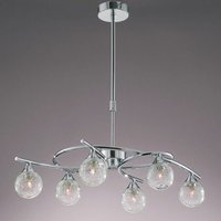Deckenleuchte 6 Lichter lotto cromo cr 046-2195-6-016 von CRISTALRECORD