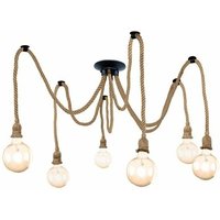Deckenleuchte mit Sechs-Licht-Seil cr 93-841-06-116 von CRISTALRECORD