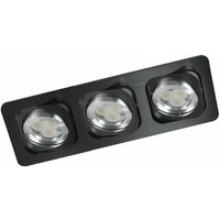 Doppelte schwarze doppelseitige Einbauleuchte drei Lichter. Cristalrecord 03-013-00-115 Doppelte schwarze doppelseitige Einbauleuchte drei Lichter. Cristalrecord 03-013-00-115 von CRISTALRECORD