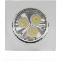 Einbauleuchte quadratisch neigbar weiße led 6W, 3000K Einbauleuchte quadratisch neigbar weiße led 6W, 3000K von CRISTALRECORD