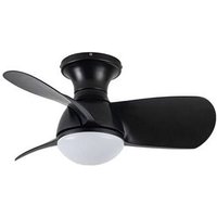 Cristalrecord - Epona Schwarzer LED-Ventilator 20 w 2000 lm cct Dim Cristalrecord - Epona Schwarzer LED-Ventilator 20 w 2000 lm cct Dim von CRISTALRECORD
