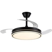 Evo Black 72W 7920Lm CCT Dim Smart LED-Ventilator mit einziehbaren Flügeln Evo Black 72W 7920Lm CCT Dim Smart LED-Ventilator mit einziehbaren Flügeln von CRISTALRECORD