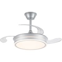 Evo Mini Silber 46W 5520Lm CCT Dim Smart Einziehbarer LED-Ventilator Evo Mini Silber 46W 5520Lm CCT Dim Smart Einziehbarer LED-Ventilator von CRISTALRECORD