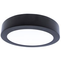 LED-Deckenleuchte Gelys IP54 18W 4000K rund anthrazit von CRISTALRECORD