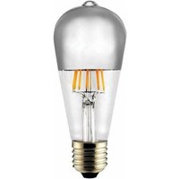 LED-Glühbirne E27 ST64 Halbspiegel Silber 8W von CRISTALRECORD