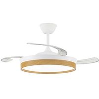 Paneco 45W 4400Lm CCT Dim LED-Ventilator mit einziehbaren Flügeln Paneco 45W 4400Lm CCT Dim LED-Ventilator mit einziehbaren Flügeln von CRISTALRECORD