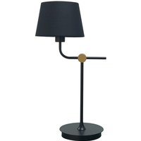 Solor Tischleuchte Schwarz+Gold 1xE27 von CRISTALRECORD