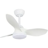 Cristalrecord - Stel Mini s Weißer LED-Lüfter 20W 1900Lm cct Dim von CRISTALRECORD