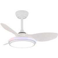 Cristalrecord - Stel tl Mini rgb 31W 2980Lm cct Dim LED-Deckenventilator von CRISTALRECORD