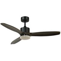 Cristalrecord - Terre Black LED-Deckenventilator 22W cct von CRISTALRECORD