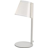 Tischleuchte LED 6W dimmbar Elna weiß CR 05-300-06-100 von CRISTALRECORD