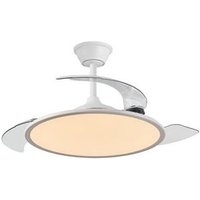 Cristalrecord - Trident 72W 7920Lm cct LED-Ventilator mit klappbaren Flügeln von CRISTALRECORD