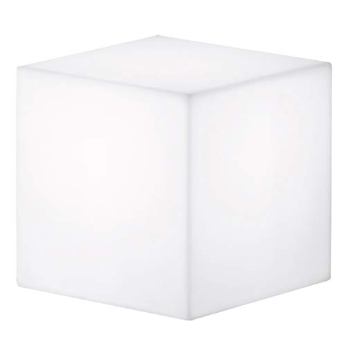 CRISTHER LIGHTING - Dekorative weiße BLOCK Stehleuchte für den Außenbereich IP55 43x43 von CRISTHER LIGHTING