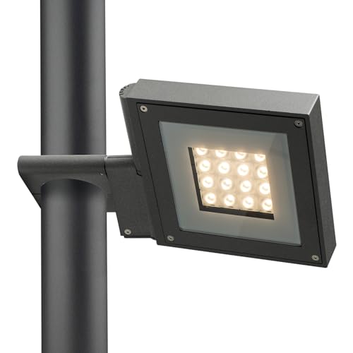 Turmstrahler TINA, 26 W, 3340 lm, 3000 K, 72º, anthrazit von CRISTHER LIGHTING