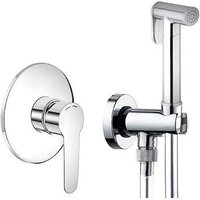 Handbrause-Set Hygienisches Unterputz-WC mit new day Einhebelmischer, verchromt Handbrause-Set Hygienisches Unterputz-WC mit new day Einhebelmischer, verchromt von CRISTINA ONDYNA