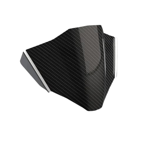 CRJIMX Frontscheibe Winddicht Windschutzscheibe Windabweiser Teile Für Ducati Für Streetfighter V4 S V4S 2020 2021 2022 2023 2024(Carbon Fiber Silver) von CRJIMX