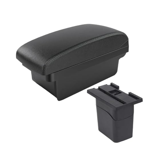 CRJIMX Für C&hevrolet Für Cruze 2009 2010 2011 2012 2013 2014 2015 Mittelkonsole Aufbewahrungsbox Armlehne Innenausstattung(A2 schwarze Linie Kein USB) von CRJIMX